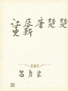 江辰唐楚楚最新更新