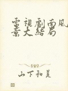 电视剧南风知我意大结局