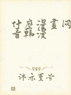 什么漫画网站能看韩漫