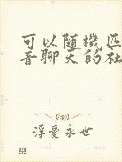 可以随机匹配语音聊天的社交软件