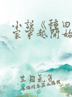 小说《种田从全家穿越开始》