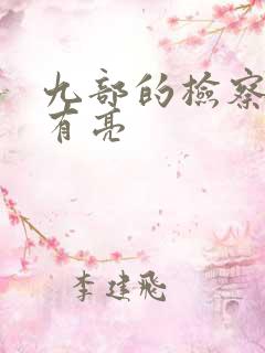 九部的检察官宗有亮