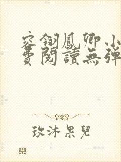 容翎凤卿小说免费阅读无弹窗