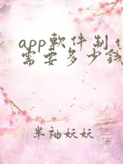 app软件制作需要多少钱