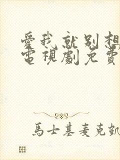 爱我就别想太多电视剧免费观看全集