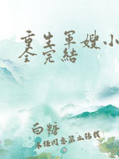 重生军嫂小说大全完结