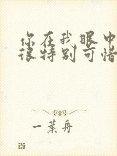 你在我眼中真的很特别可惜却不在