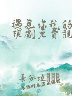 遇见你我的爱电视剧免费观看全集