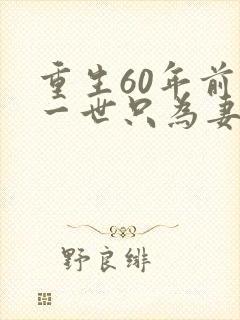 重生60年前这一世只为妻儿短剧合集