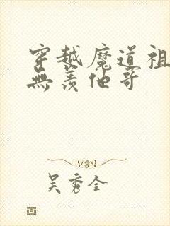 穿越魔道祖师魏无羡他哥