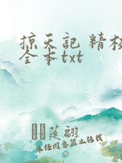 掠天记 精校版全本txt