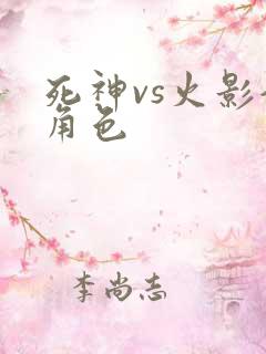 死神vs火影全角色