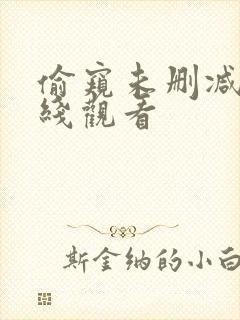 偷窥未删减版在线观看