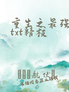 重生之最强人生txt精校