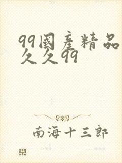 99国产精品久久久99