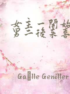 女主一开始喜欢男二后来喜欢男主的小说