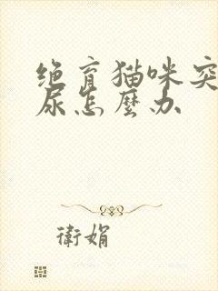 绝育猫咪突然乱尿怎么办