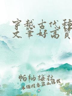 穿越古代种田文文笔好高质量的