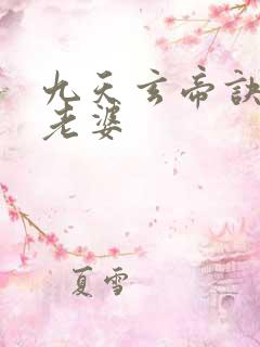 九天玄帝诀王凡老婆