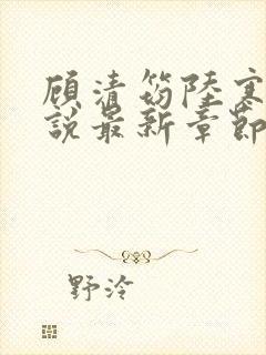 顾清筠陆寒爵小说最新章节免费阅读