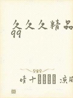 久久久精品国产99