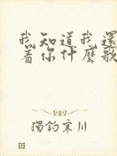 我知道我还是爱着你什么歌