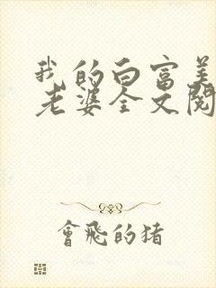 我的白富美总裁老婆全文阅读