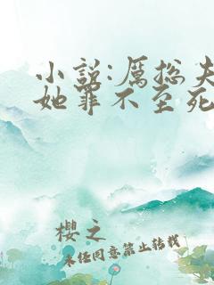 小说:厉总夫人她罪不至死