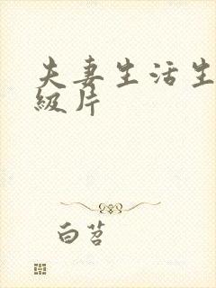 夫妻生活生活一级片