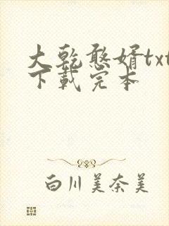 大乾憨婿txt下载完本