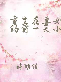 重生在妻女活着的前一天小说