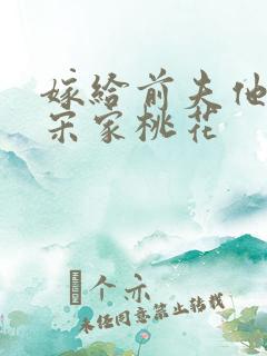 嫁给前夫他弟 宋家桃花