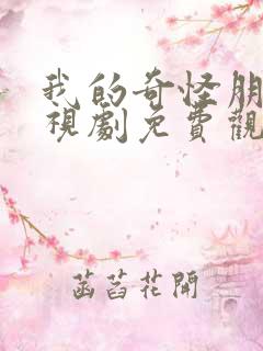 我的奇怪朋友电视剧免费观看全集