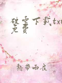 破云下载txt免费