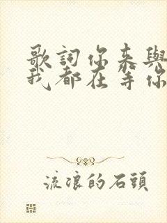 歌词你来与不来我都在等你