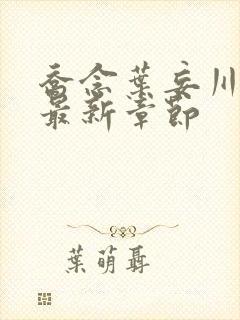 乔念叶妄川全文最新章节