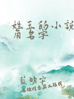 姓玉的小说男主角名字