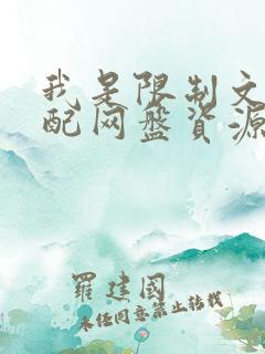 我是限制文的女配网盘资源