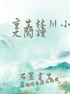 重生林川小说全文阅读