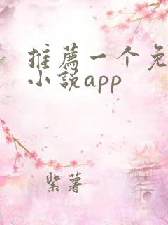 推荐一个免费看小说app