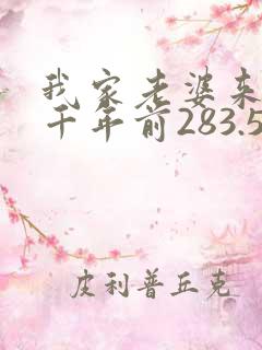 我家老婆来自一千年前283.5章