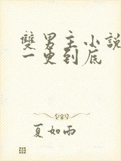 双男主小说全文一更到底