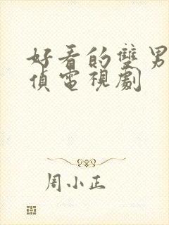 好看的双男主刑侦电视剧