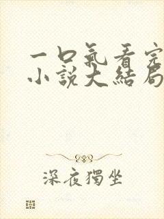 一口气看完爽文小说大结局