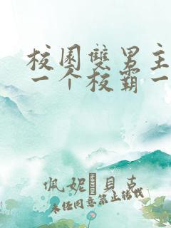 校园双男主小说一个校霸一个学霸