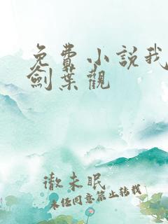 免费小说我有一剑叶观