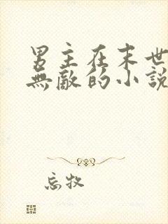 男主在末世开局无敌的小说