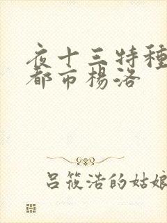 夜十三特种兵在都市杨洛