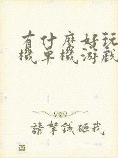 有什么好玩的手机单机游戏?