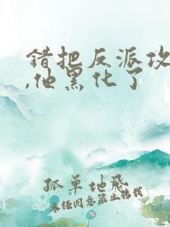 错把反派攻略后,他黑化了